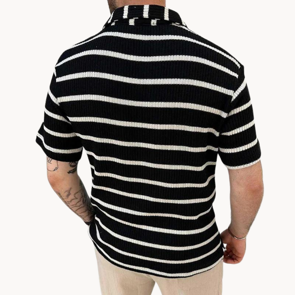 Samuel - Breathable Johnny-Collar Polo