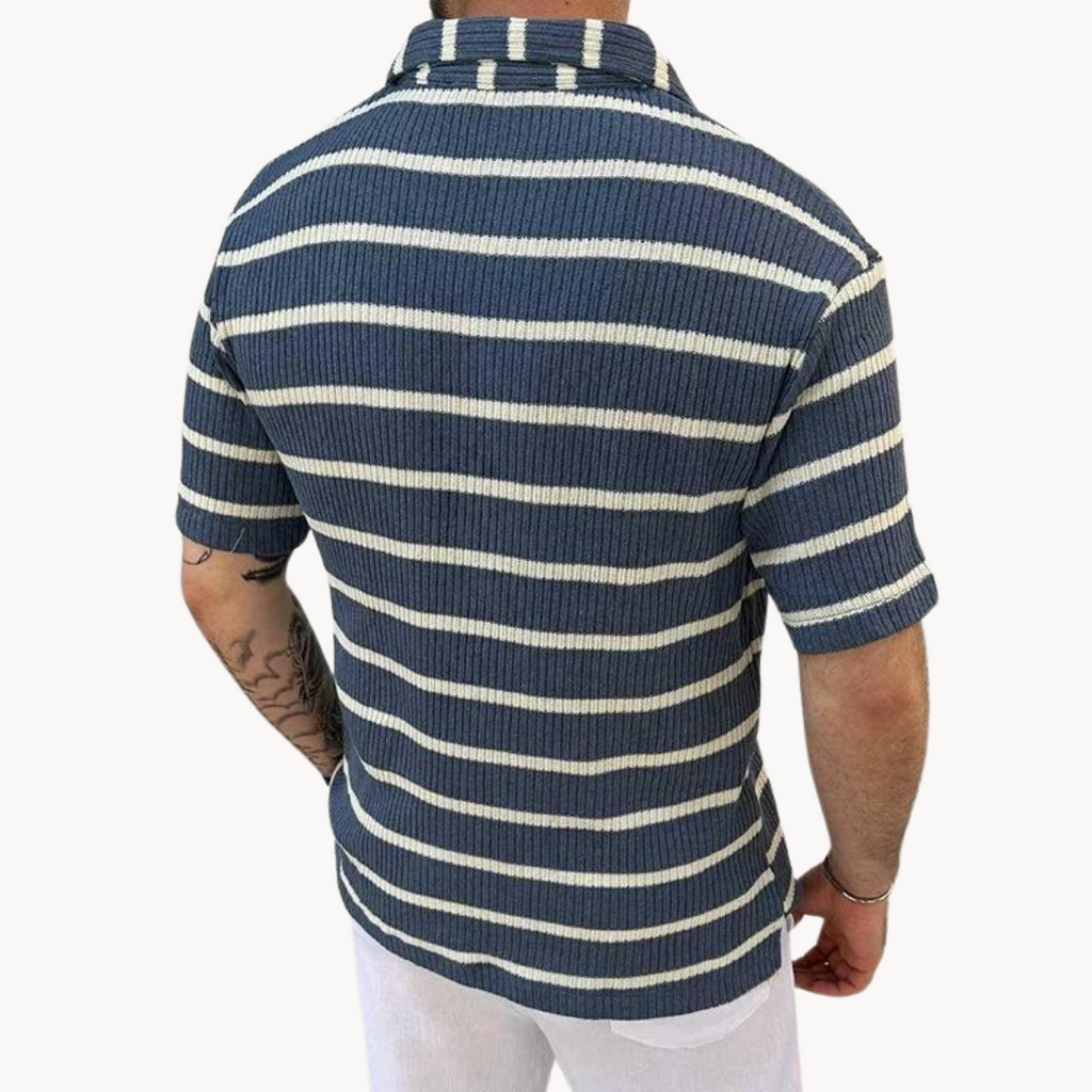 Samuel - Breathable Johnny-Collar Polo