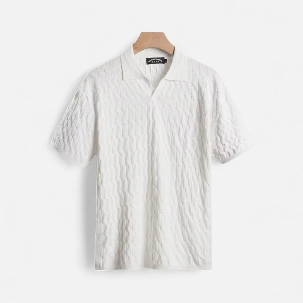 Reuben - Mixed Piqué Texture Jumper