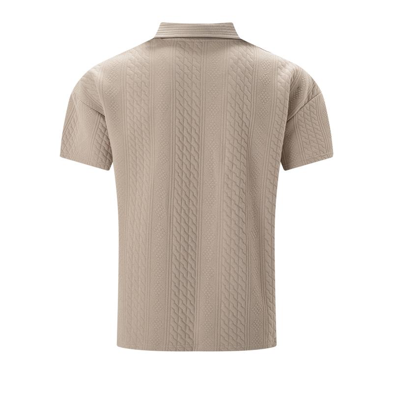 William - Relaxed Jacquard Texture Polo