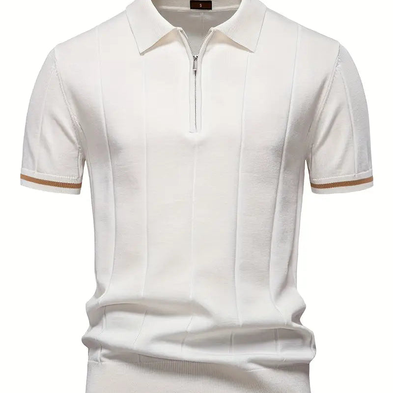 Xavier - Slim Polyester-Blend Polo