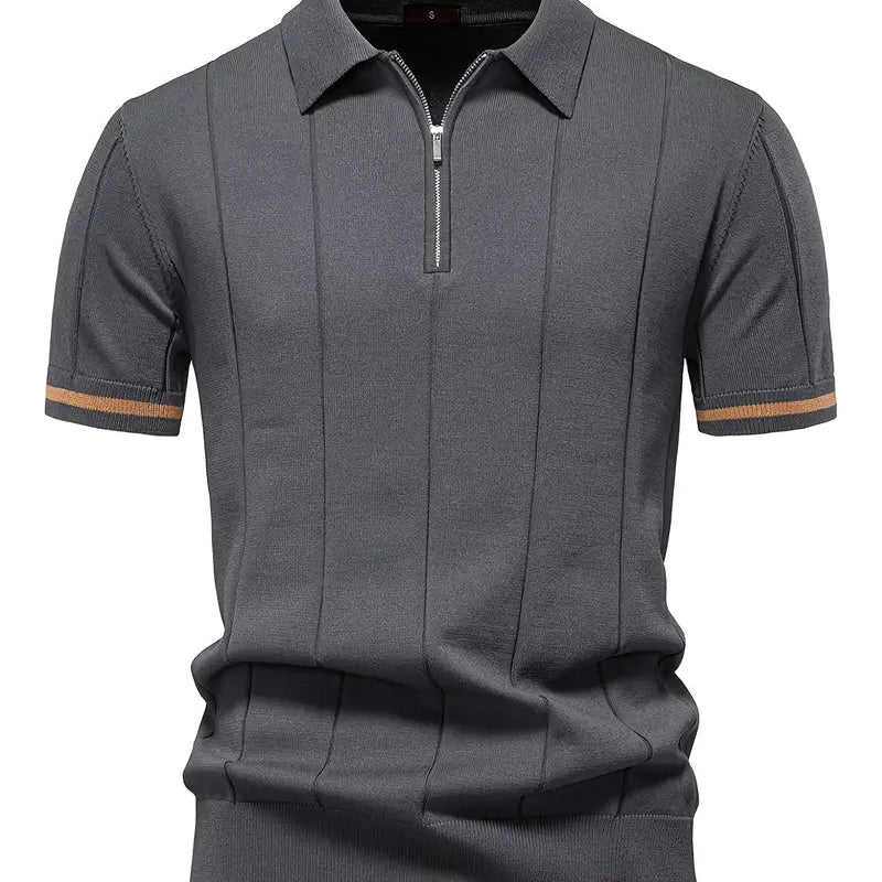 Xavier - Slim Polyester-Blend Polo