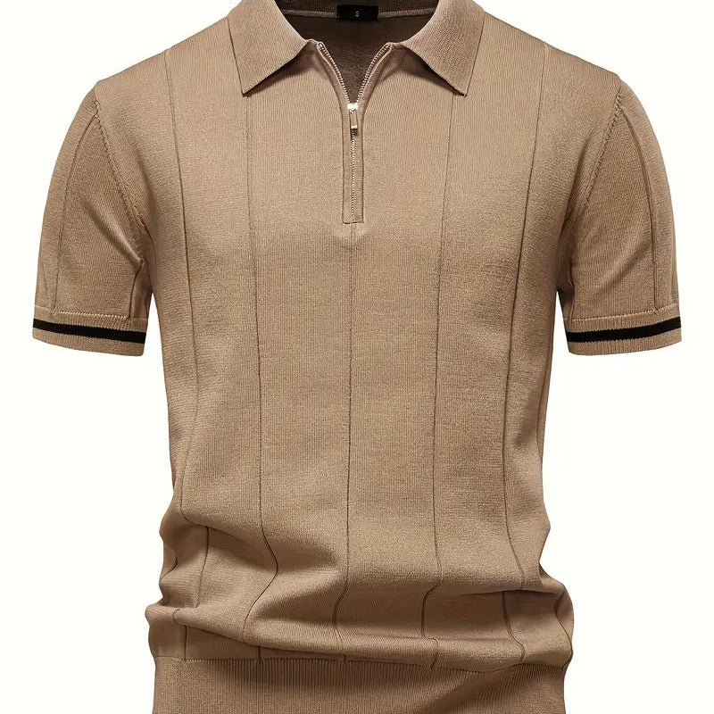 Xavier - Slim Polyester-Blend Polo