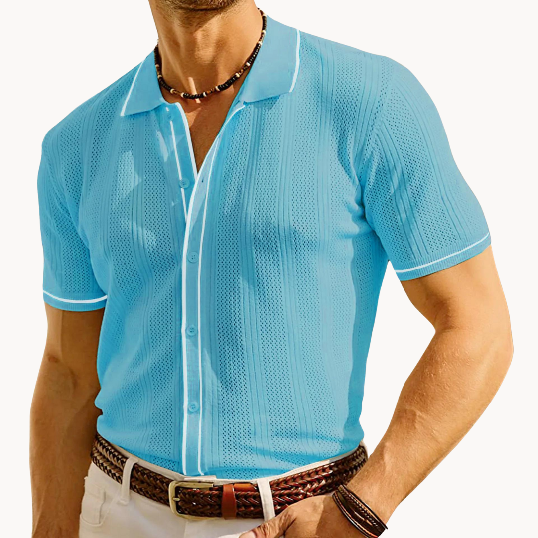 Tristan - Breathable Short-Sleeve Polo Shirt