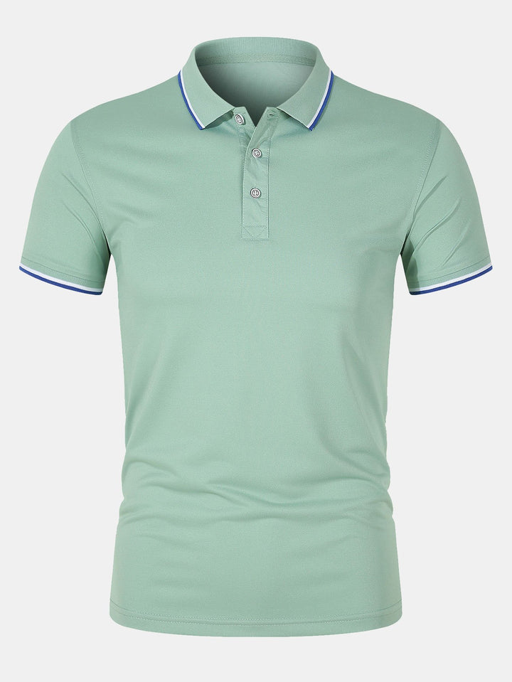 Nate - Button-Closure Knit Polo