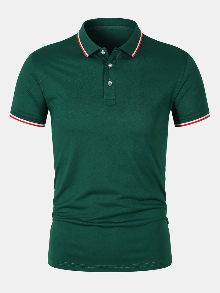 Nate - Button-Closure Knit Polo