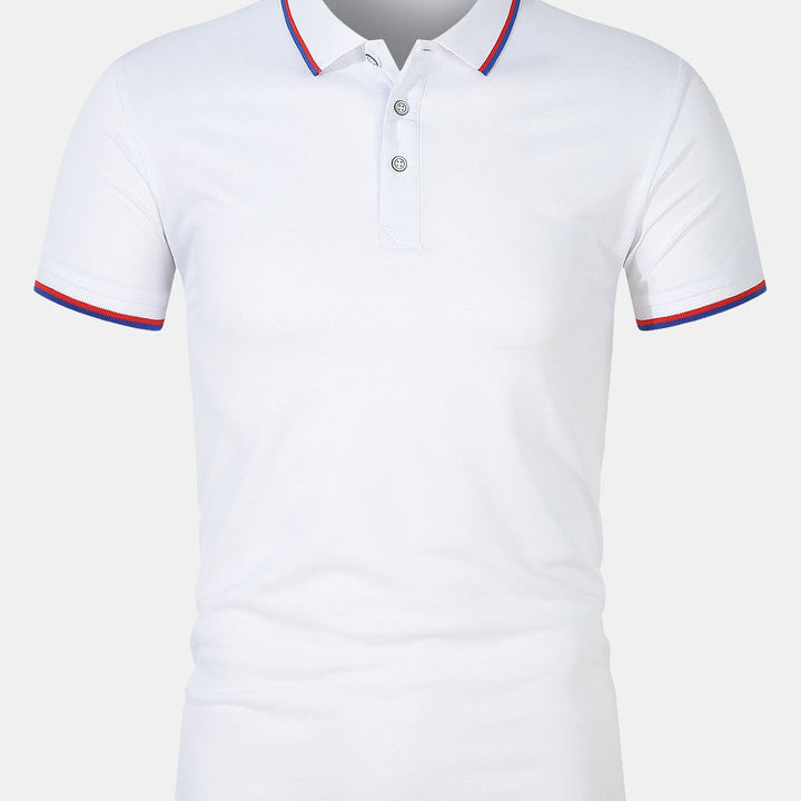 Nate - Button-Closure Knit Polo