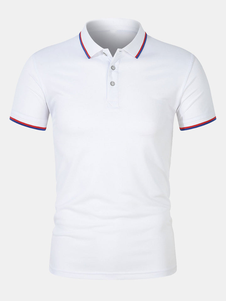 Nate - Button-Closure Knit Polo