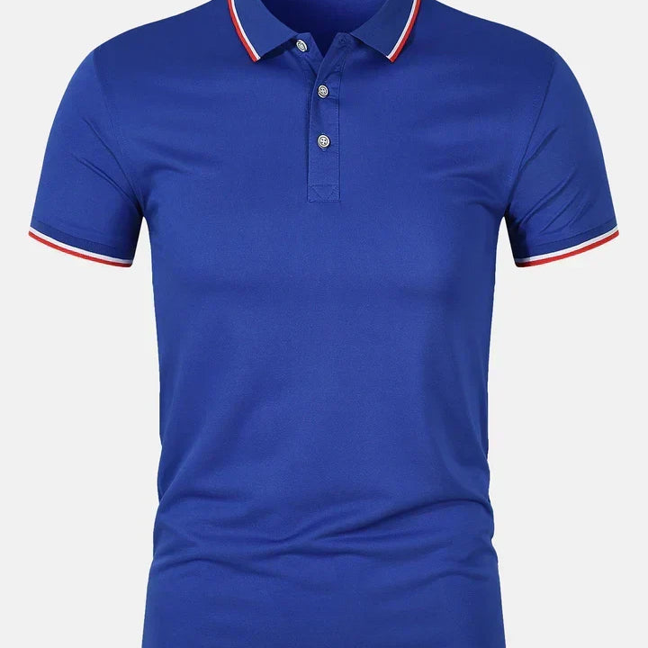 Nate - Button-Closure Knit Polo