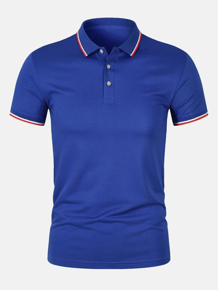 Nate - Button-Closure Knit Polo