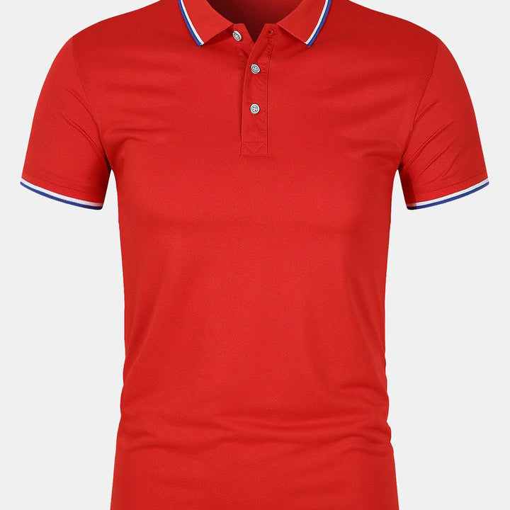 Nate - Button-Closure Knit Polo
