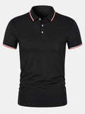 Nate - Button-Closure Knit Polo