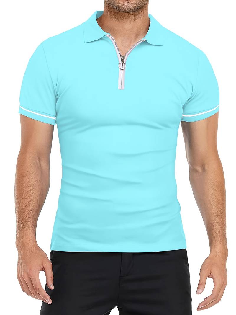 Jasper - Breathable Zip-Collar Polo