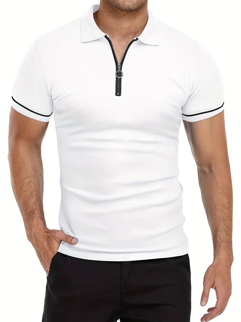 Jasper - Breathable Zip-Collar Polo