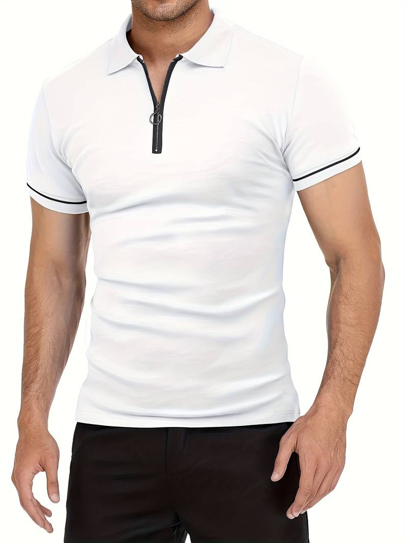 Jasper - Breathable Zip-Collar Polo