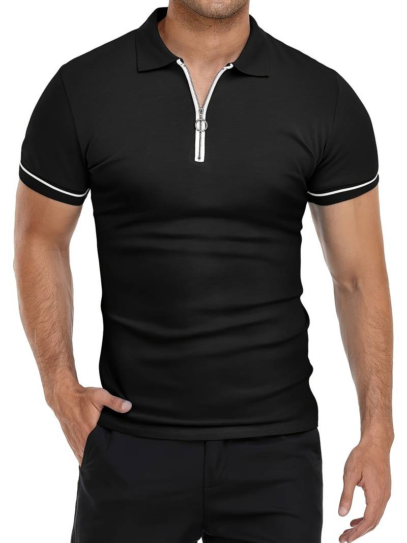 Jasper - Breathable Zip-Collar Polo