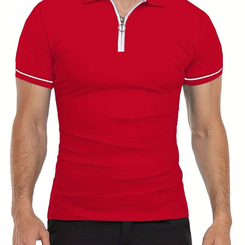 Jasper - Breathable Zip-Collar Polo