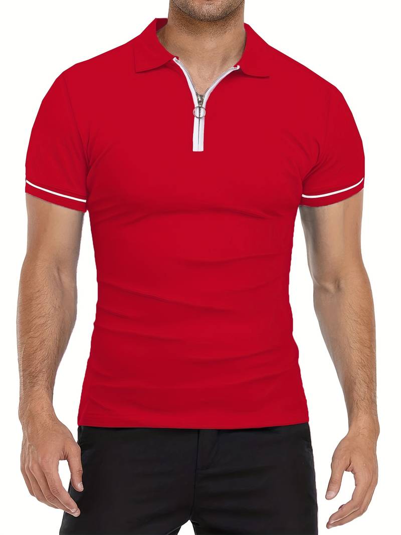 Jasper - Breathable Zip-Collar Polo