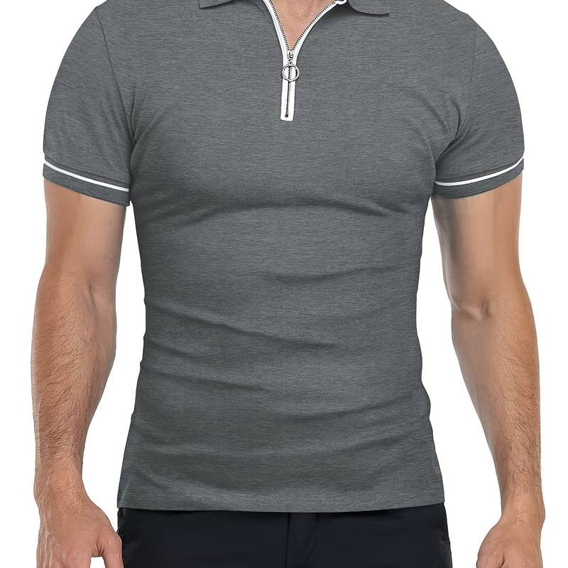 Jasper - Breathable Zip-Collar Polo