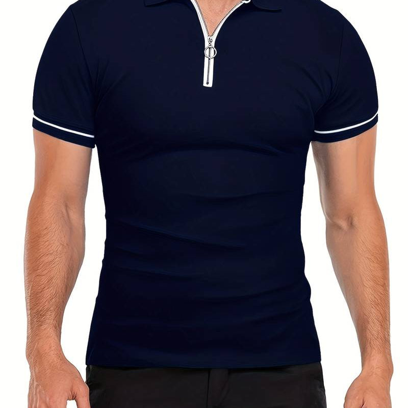 Jasper - Breathable Zip-Collar Polo