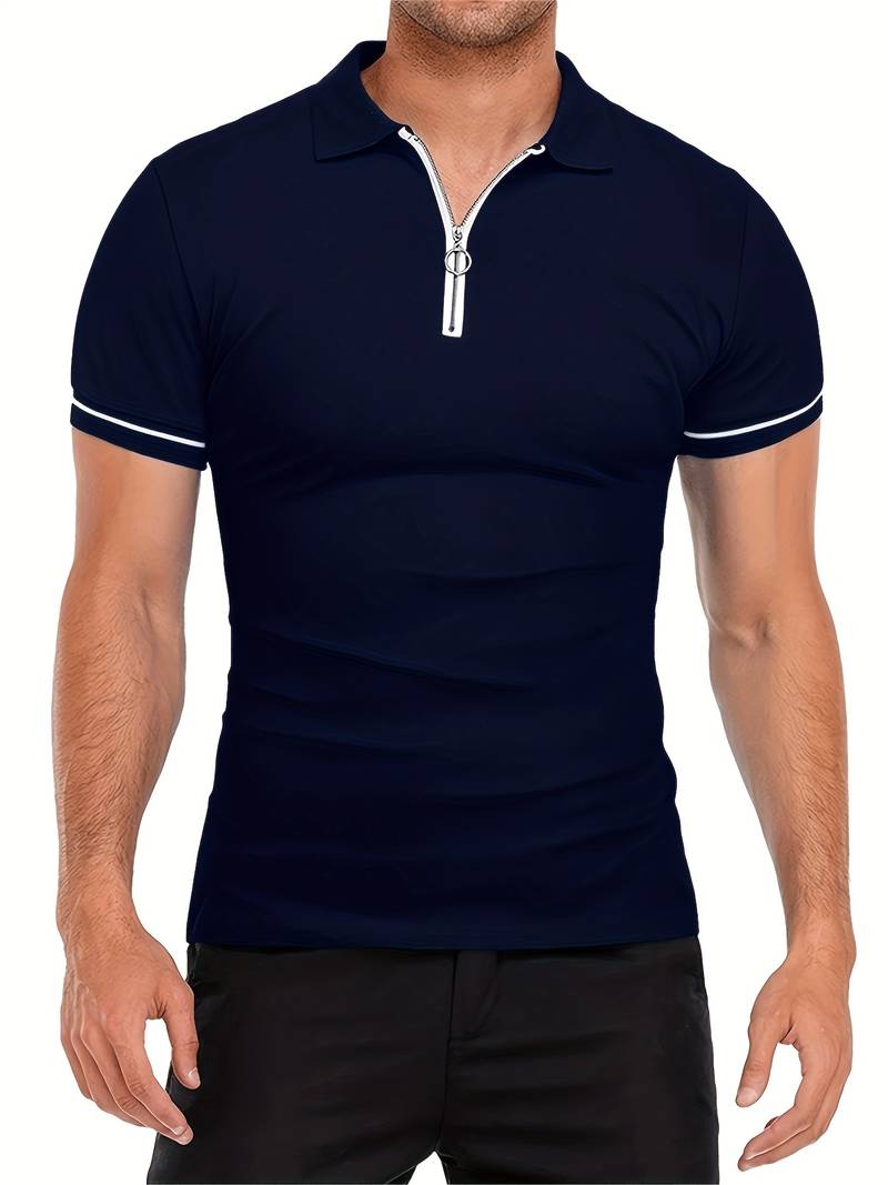 Jasper - Breathable Zip-Collar Polo
