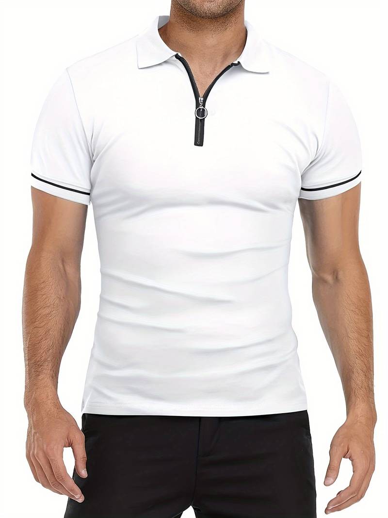 Jasper - Breathable Zip-Collar Polo