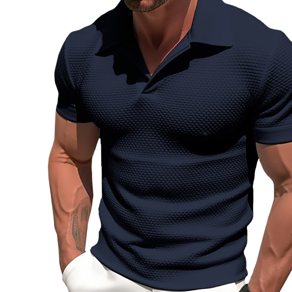 Darcy - Zip Polyester-Blend Polo