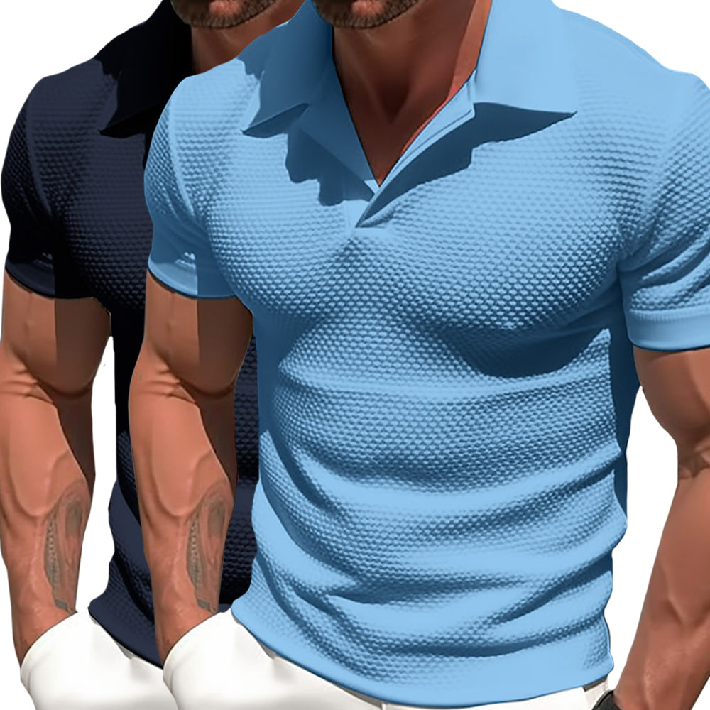 Darcy - Zip Polyester-Blend Polo