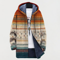 Dani - Autumn Stripe Coat