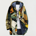 Waverly - Cat Geometric Print Cardigan