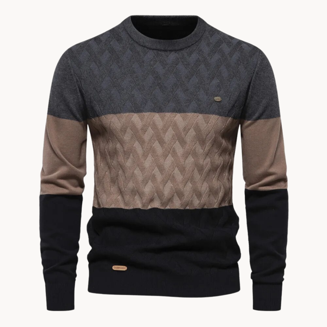 Felix - Intricate Knit Jumper