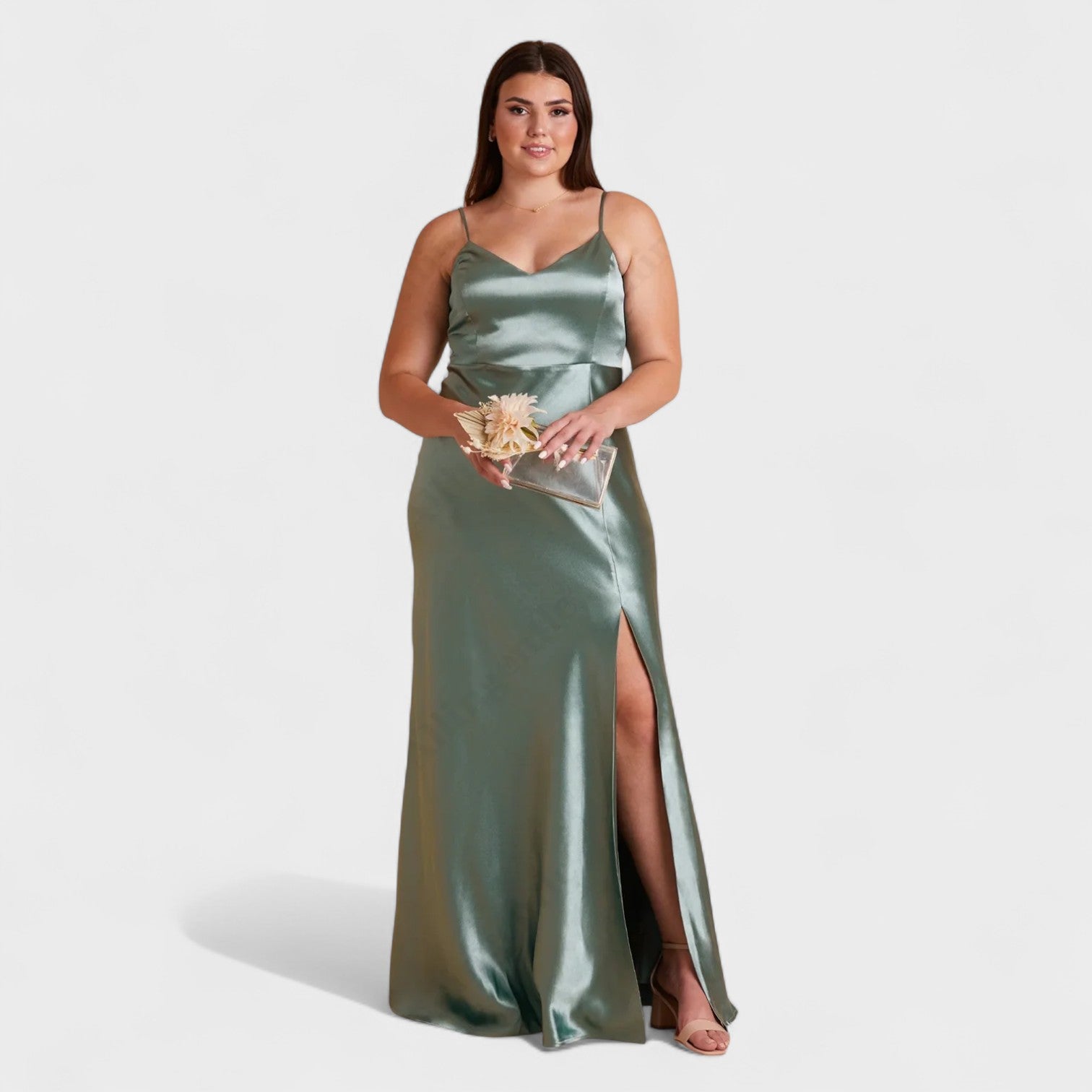 Phoebe - Satin Evening Dress