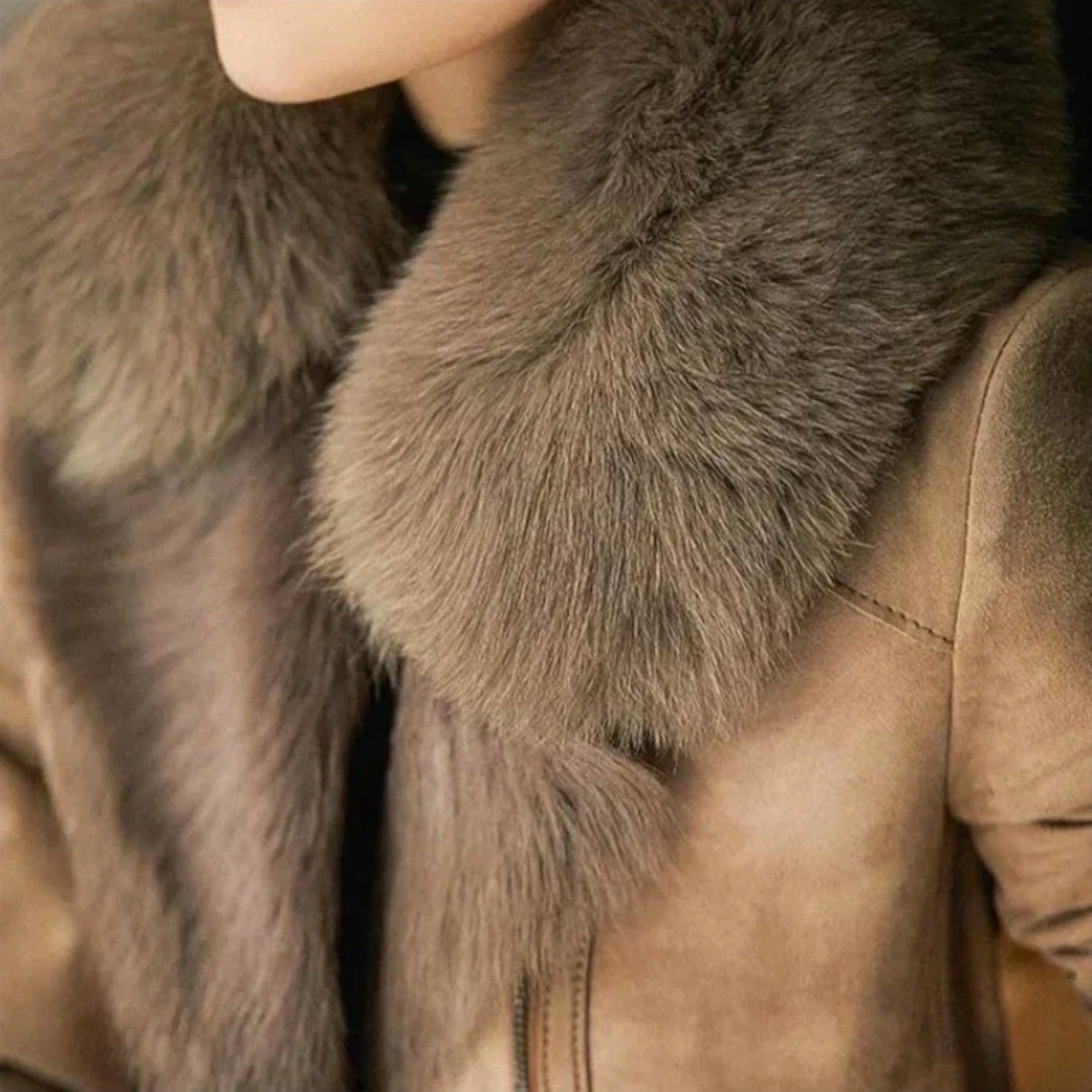 Petra - Luxury Faux-Shearling Coat
