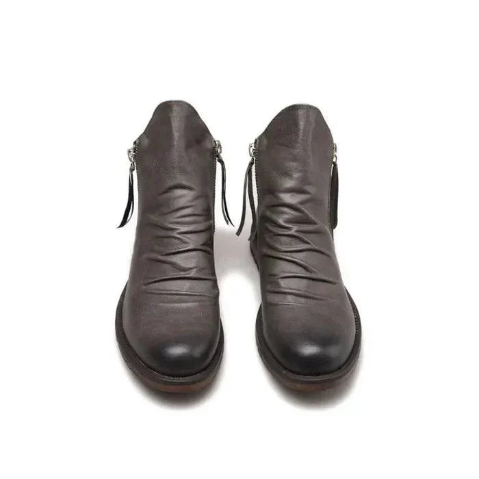 Toby - Faux Leather Chelsea Boots