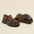 Isadora - Elegant Faux Leather Mary Jane Shoes