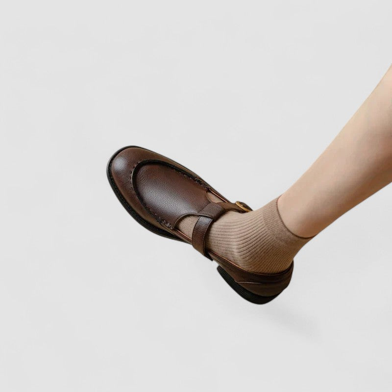 Winifred - Square Toe Orthopedic Mary Jane Shoes
