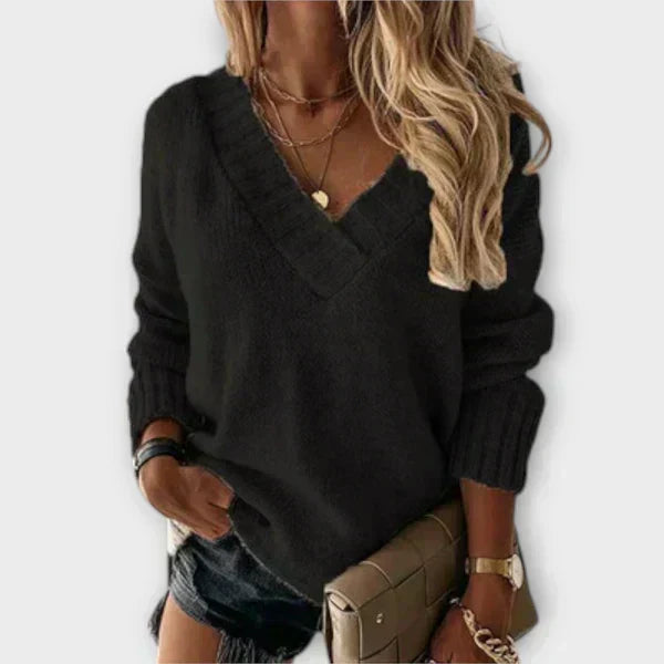 Bridie - Comfortable V-Neck Sweater