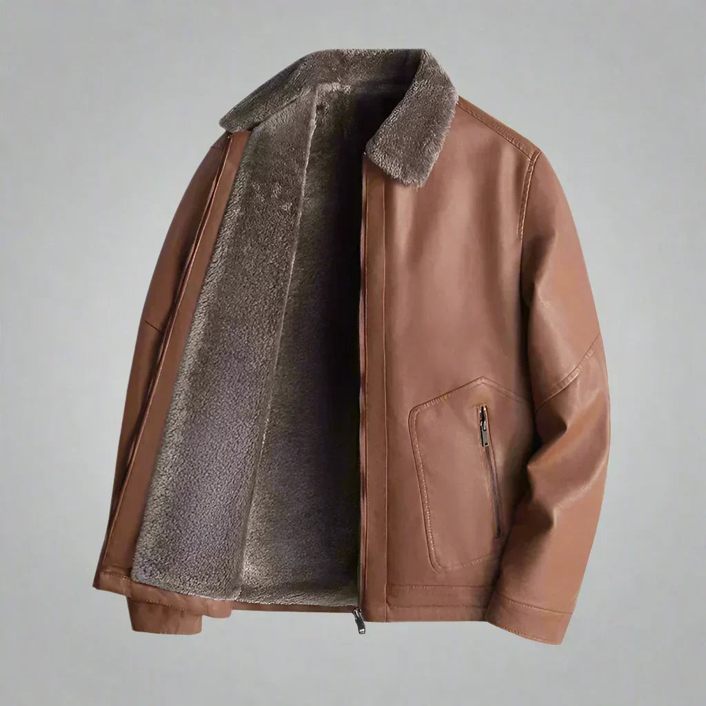 Harry - Cavalier Faux Leather Jacket