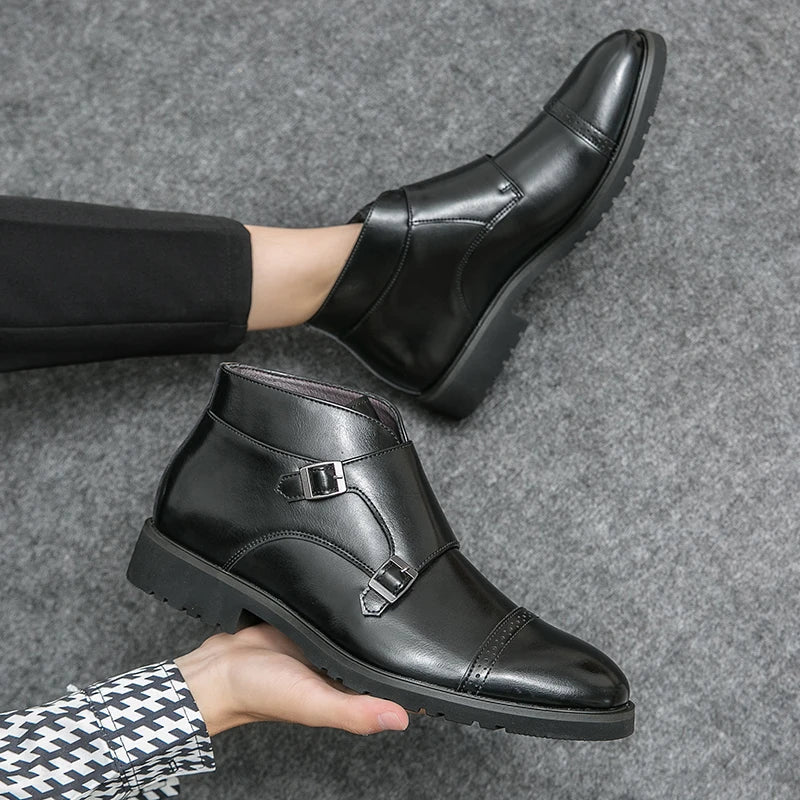 Mason - Double-Buckle Boots