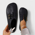 Bonnie - Faux Leather Ballet Flats