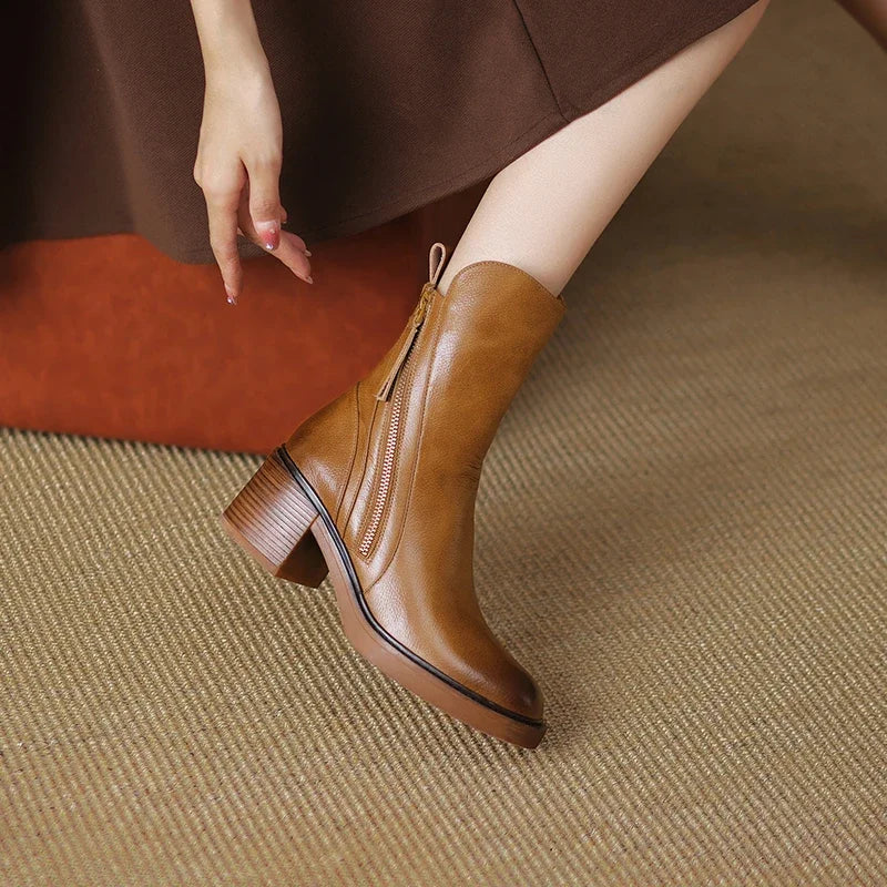 Willow - Faux Leather Boots