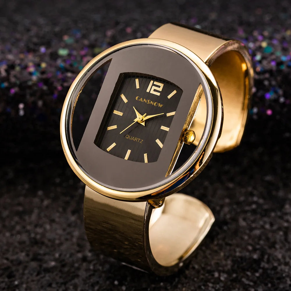 Sienna - Bold Black & Gold Watch