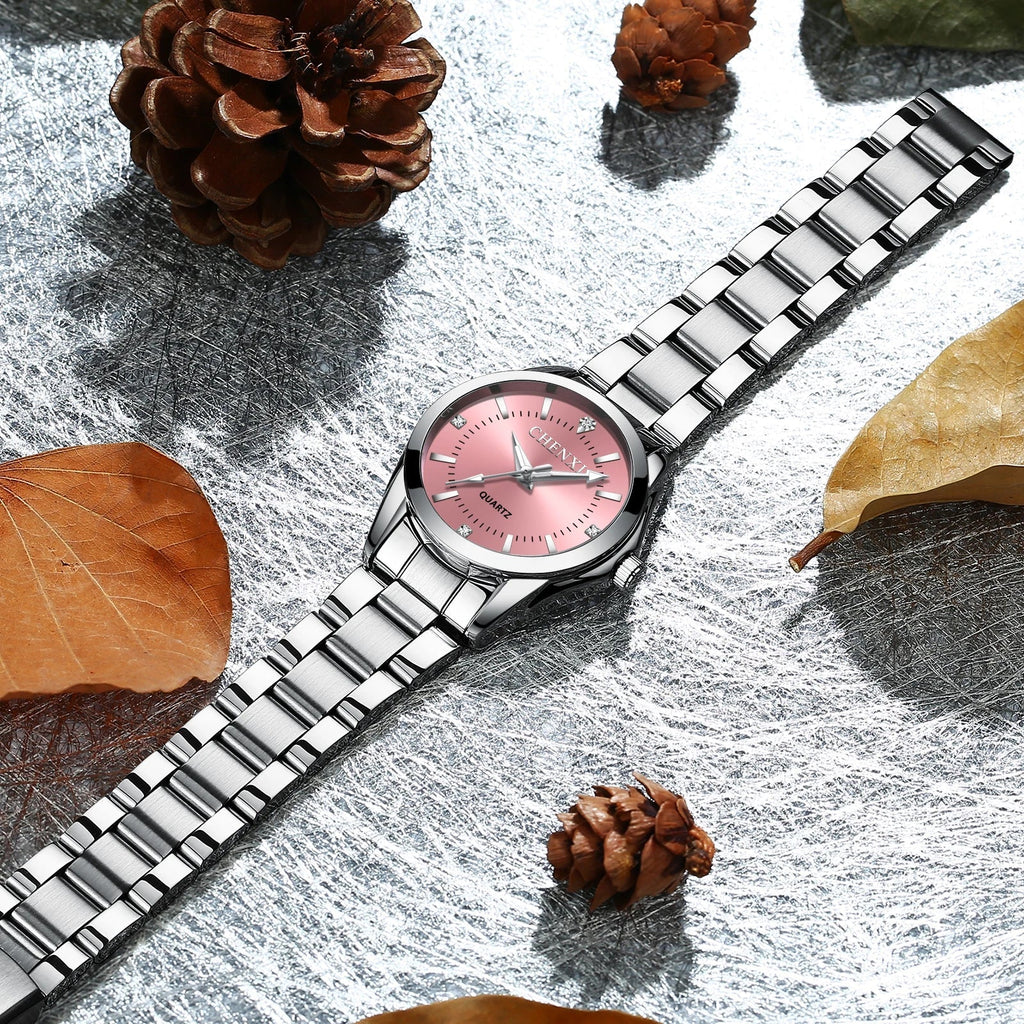 Chloe - Elegant Steel Watch