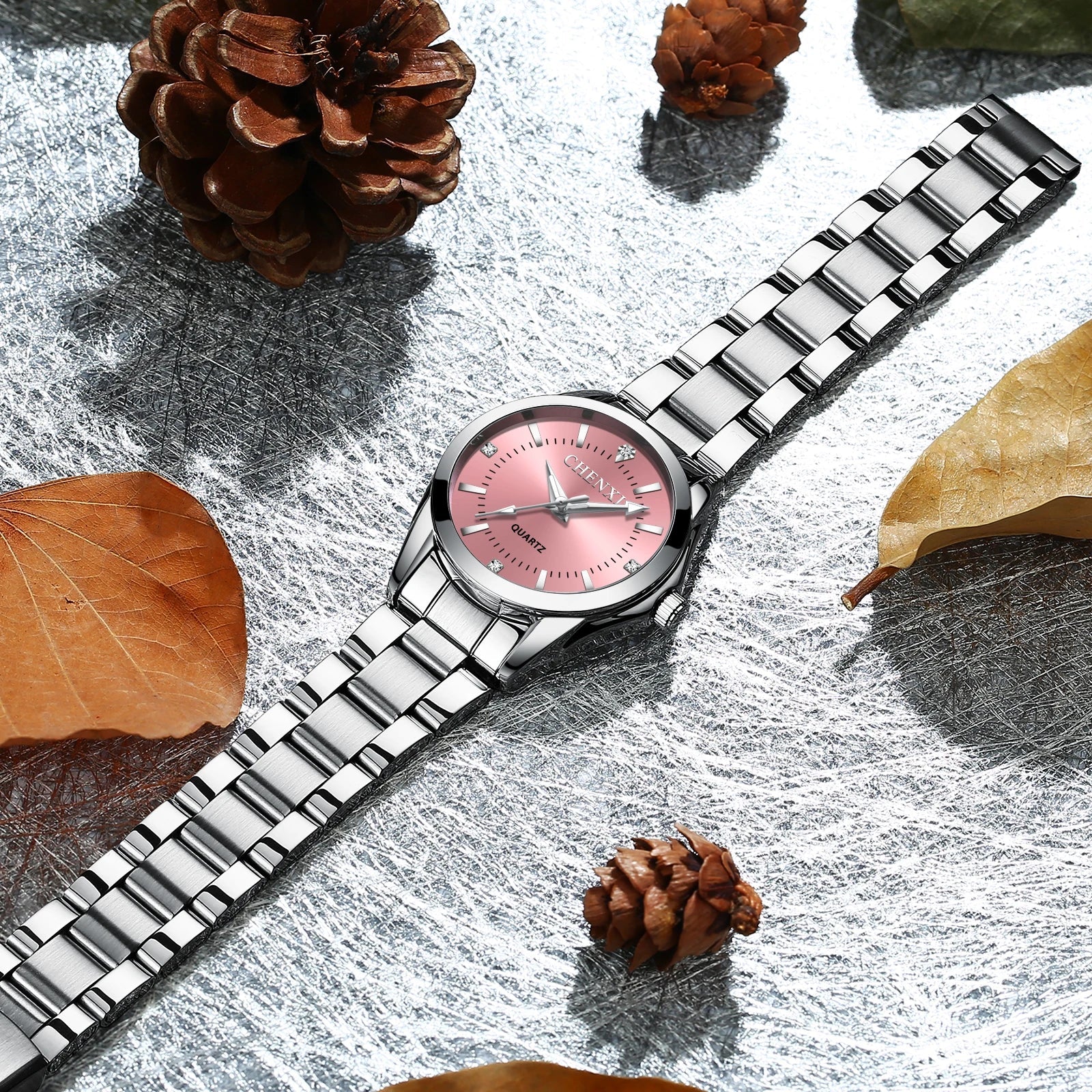 Chloe - Elegant Steel Watch