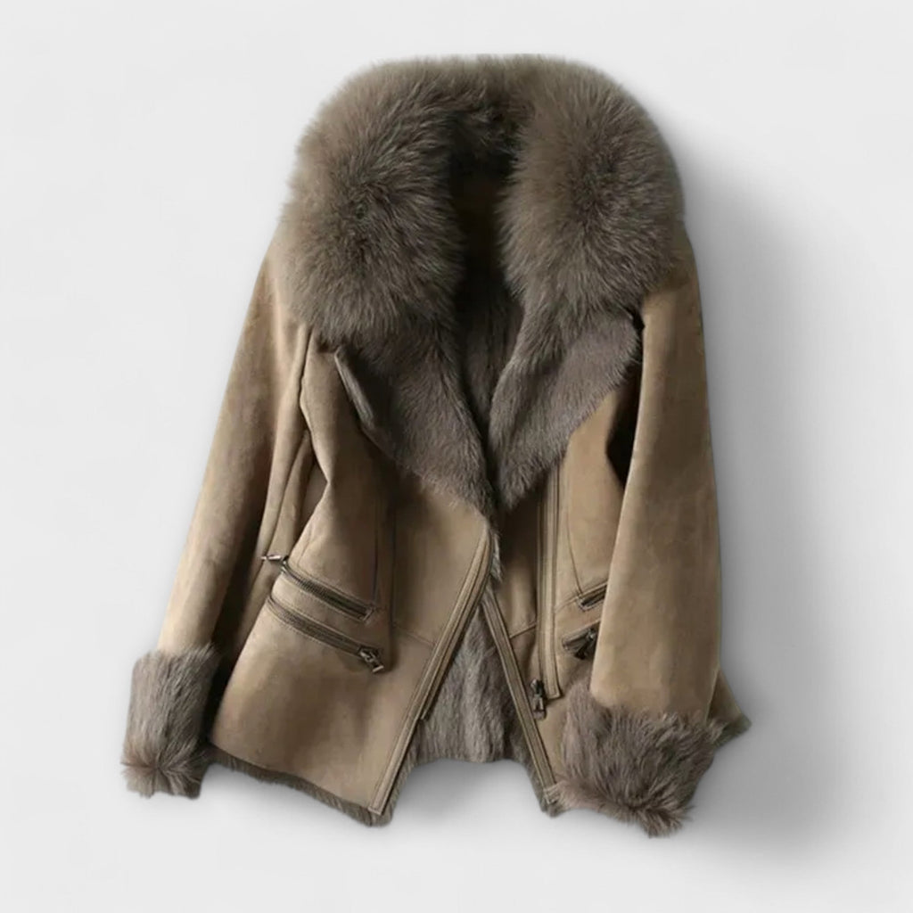 Petra - Luxury Faux-Shearling Coat