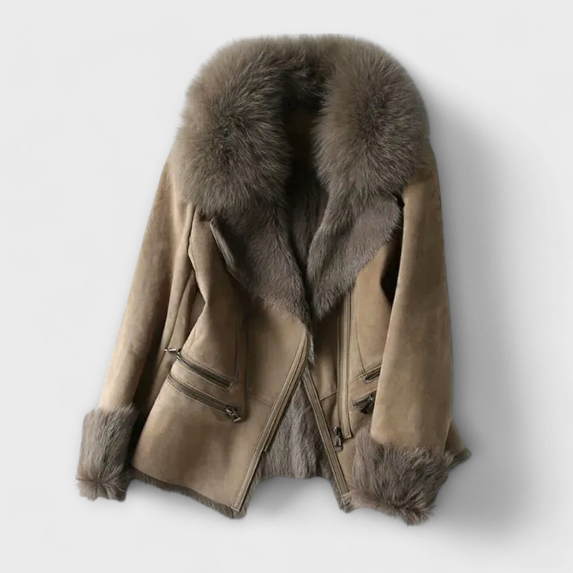 Petra - Luxury Faux-Shearling Coat