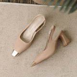 Layla | Pointed Toe Slingback Heels
