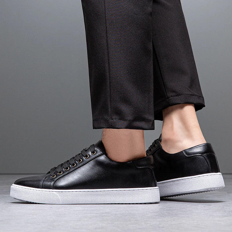 Henry - Premium Faux Leather Sneakers