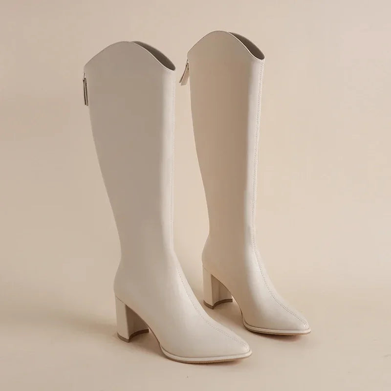 Poppy - Chunky-Heel Winter Boots