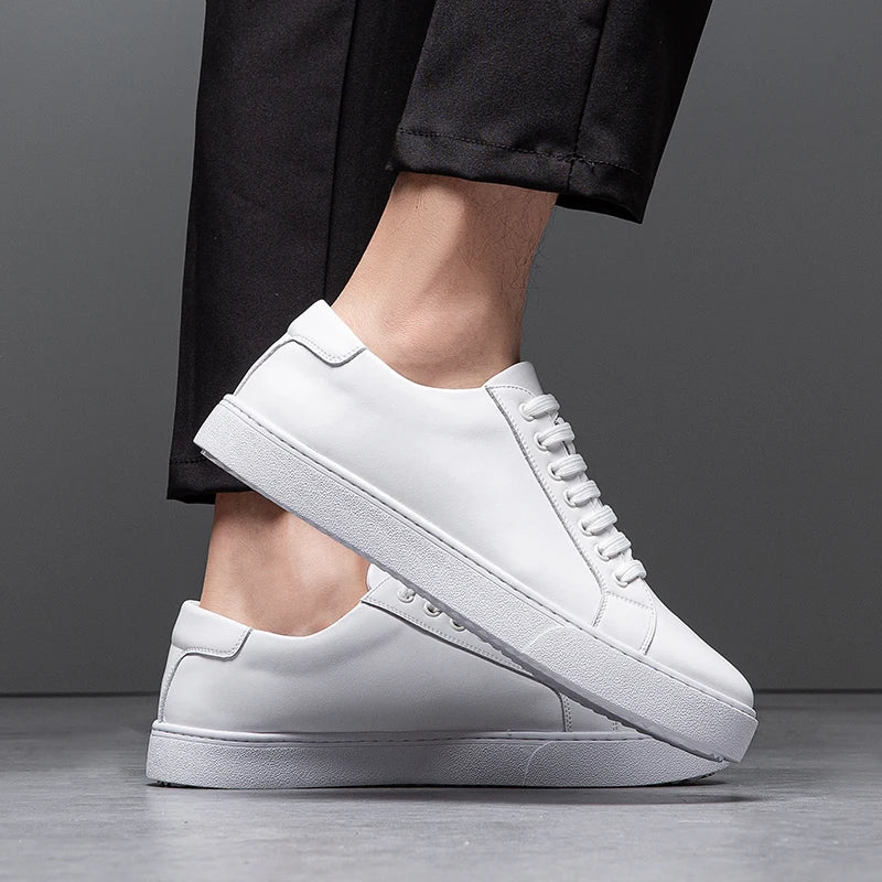 Henry - Premium Faux Leather Sneakers
